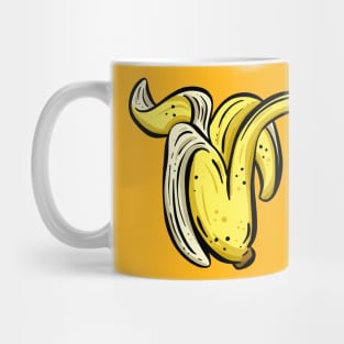 Cheeky Cartoon Banana Yellow Skin Garden Tips Toons Mug